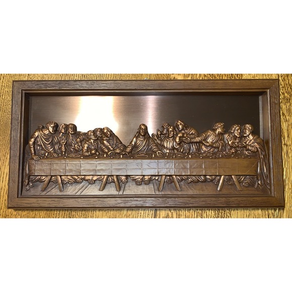 Other - Vintage Coppercraft Guild The Lords Last Supper 3D Copper Picture Art 20.5"X 8"